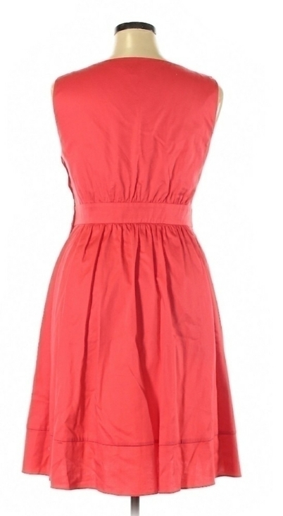 Vince Camuto Fit & Flare Coral Dress with Pockets - Picture 2 of 8